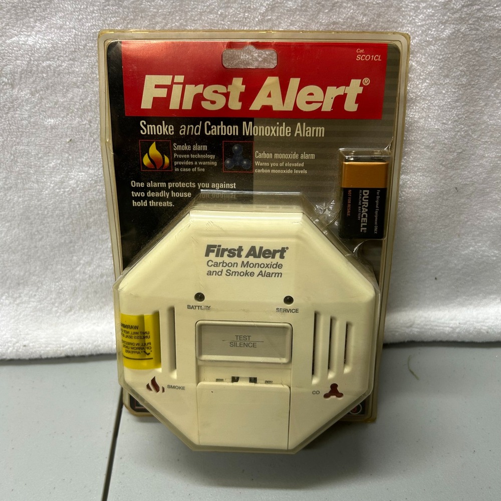 First Alert Smoke And Carbon Monoxide Alarm SCO1CL